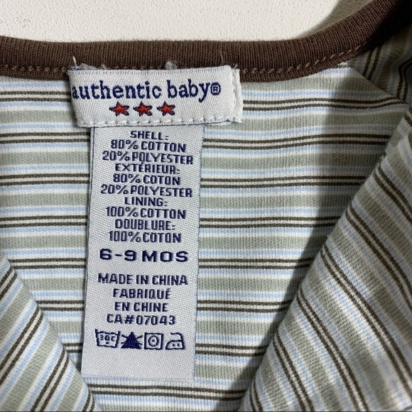 Baby’s 6-9M velvet lined light jacket - Picture 2 of 3